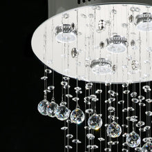 Exquisite Spiral Raindrop Crystal Chandelier