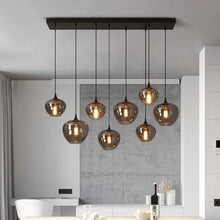 ELYSIA-Metal Glass LED Dimmable Pendant Light-ZENDUCE