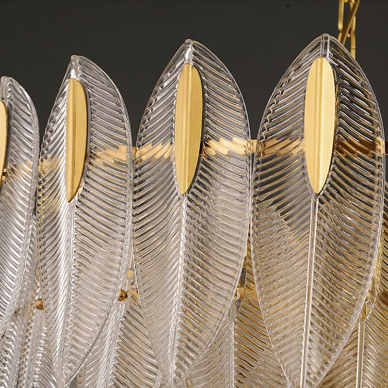 Luxury Feather Chandelier - Crest - Illuminate Your Home