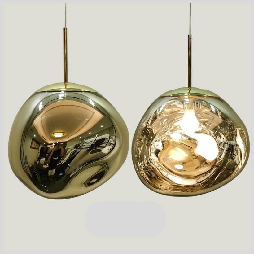 LAVA - ZENDUCE - Gold / 5.9″ / Glass