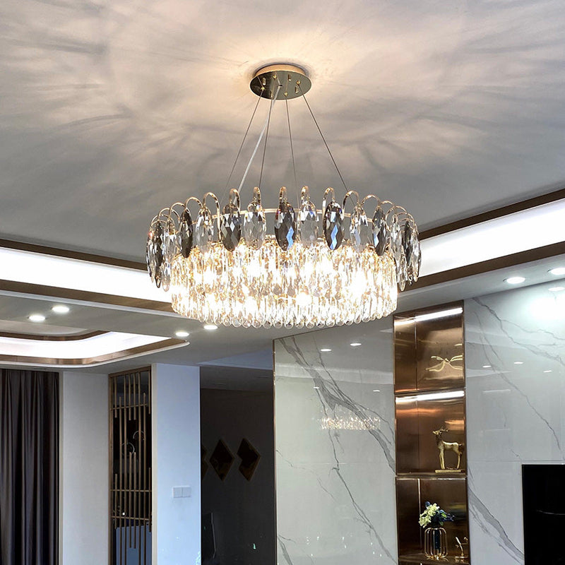 Crysta Crystal Luxury Chandelier - ZENDUCE - Opulent Lighting
