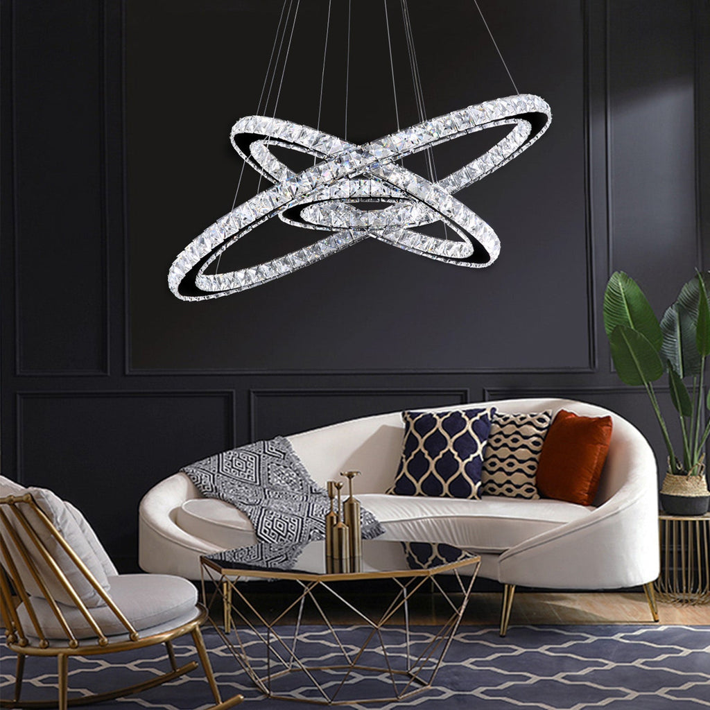 Illuminate Your Space with Modern LED Ring Chandelier