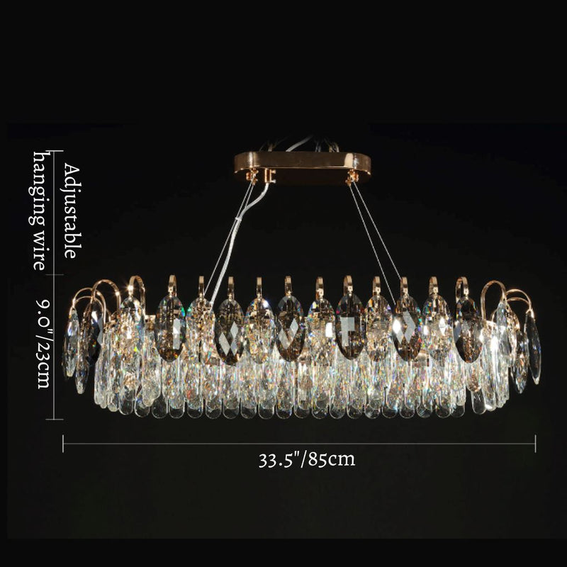 Illuminate Your Space with Contemporary Crystal Chandelier