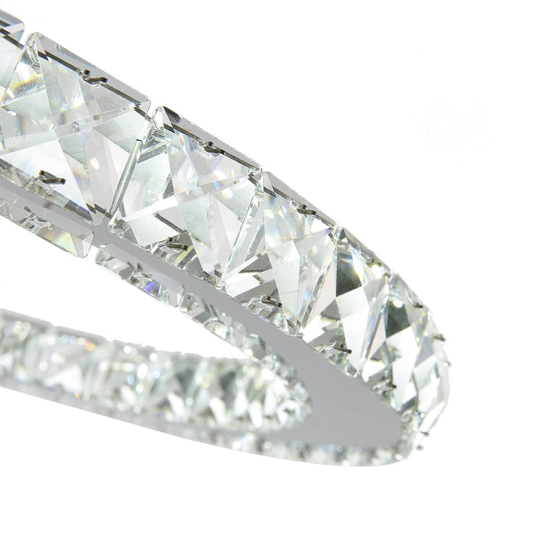 Crystal Rings LED Ring Chandelier - ZENDUCE - Interior Elegance