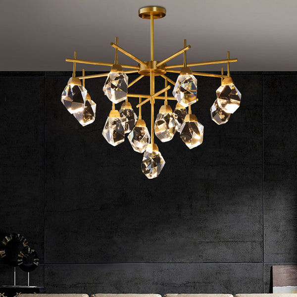 Illuminate Your Space with Diamond Crystal Chandelier