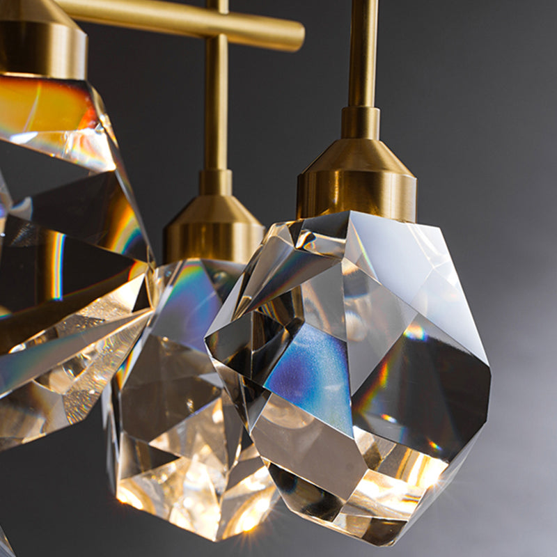 Crystal Rocks LED Chandelier - ZENDUCE - Modern Design